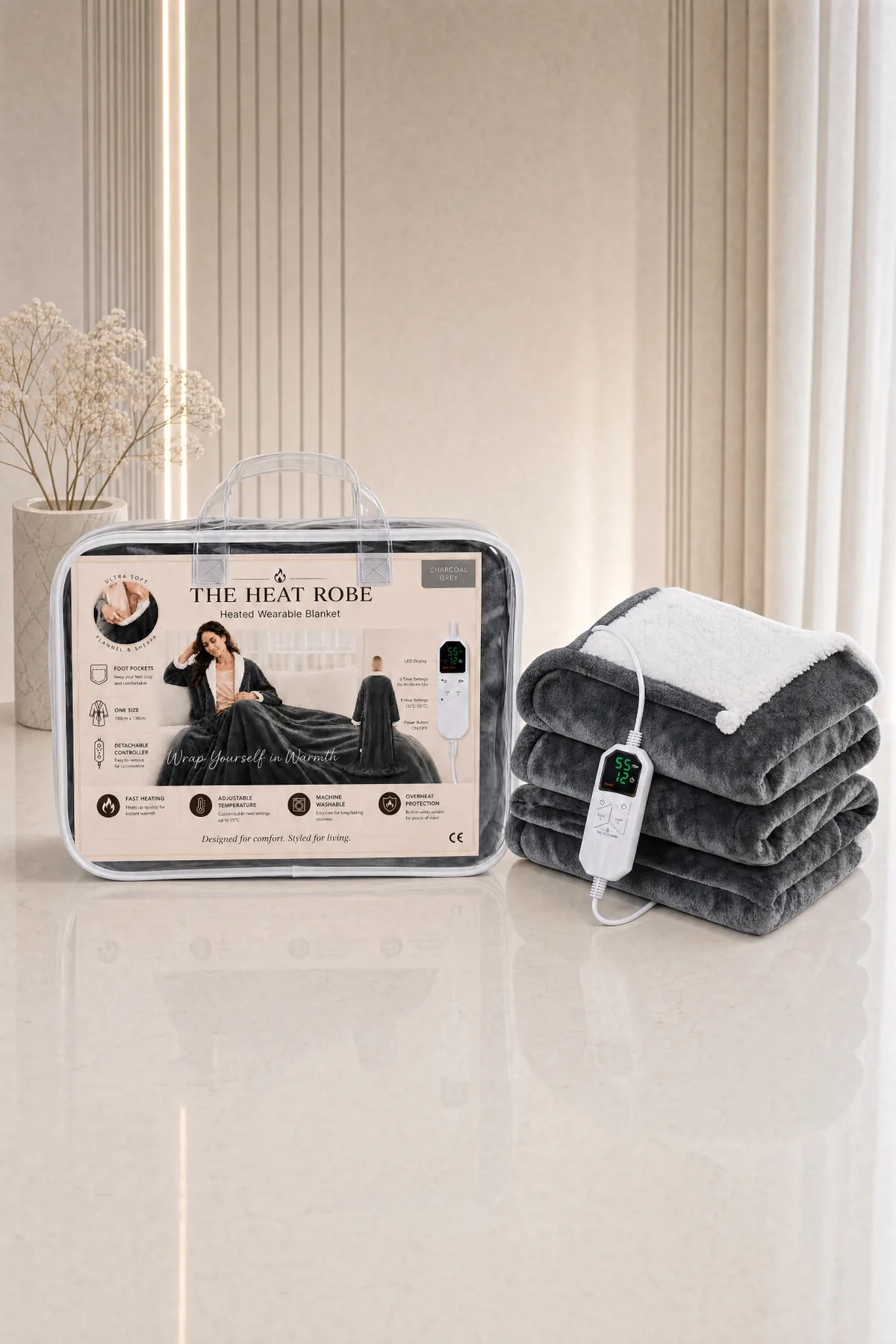 The Heat Robe — styled in a modern living room