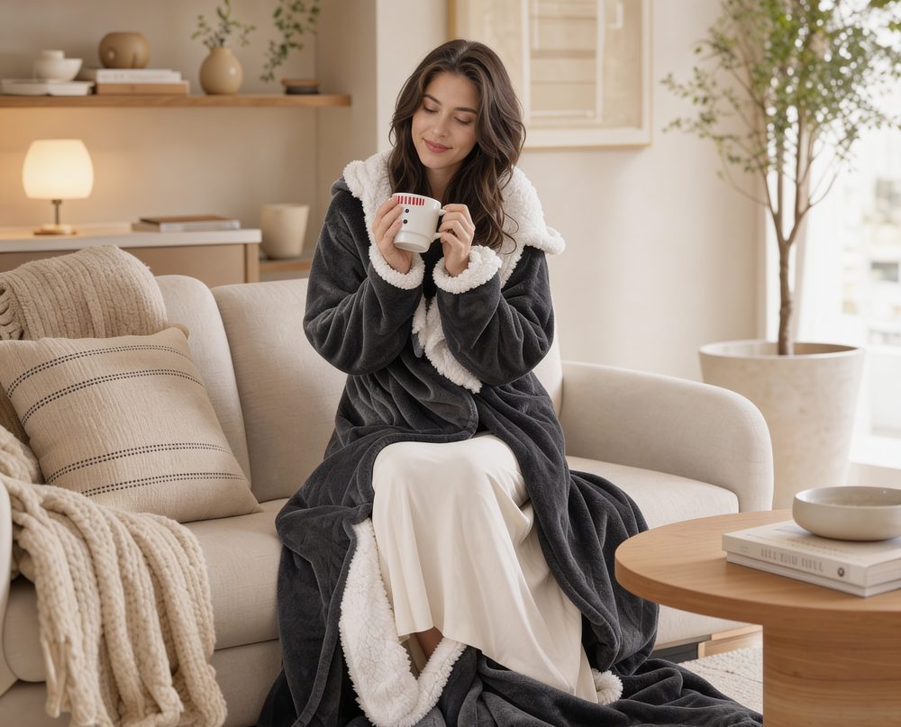 Slow Mornings — Around your shoulders with the first coffee